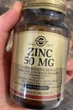 Цинк глюконат Солгар Solgar Zinc 50 mg 100 таблеток - изображение 11