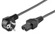 Кабель живлення пристроїв Goobay IEC(Schuko)-(C15) M/F 2.0m 0.75mm термостійкий D=6.5mm Cu чорний(75.09.3277) - зображення 1