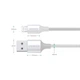 Кабель UGREEN US199 USB AM - Lightning M 2м 2.4A Silver (60163) - зображення 2