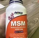 Для суставов и связок NOW MSM 1000mg 240 капс - изображение 9
