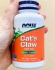Котячий кіготь NOW Cats Claw 500 mg 100 капс - зображення 5