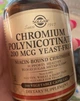 Хром (Полінікотінат) Solgar Chromium Polynicotinate 200 mcg 100 капсул - зображення 7