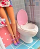 Набор кукла на кухне Defa Lucy 8449 Умывальник с зеркалом и унитаз - изображение 5