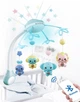 Мобиль детский на кроватку аккумуляторный с проектором NeoBaby, музыкальная детская карусель 3 в 1 для кроватки, розовый - изображение 7