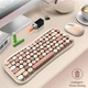 Беспроводная Клавиатура и Мышь TWolf TF660 Bluetooth 5.0 / 2.4G Dual Mode 1600 DPI, Bluetooth+2.4 Гц USB brown - изображение 5