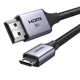 Кабель Ugreen HD163 Cable Mini HDMI to HDMI 2.1 8K 60Hz 1m Grey (6941876215140) - изображение 1