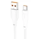 Кабель HOCO X93 Force fast charging data cable USB-Type-C 100W 1 метр 6931474790682 білий - зображення 2