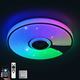 Керована музична люстра Esllse SONG RGB 60W R SMART 380x70 WHITE/CHROME/SHINY-220-IP20 - зображення 1