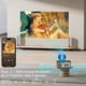 Мультимедійний проектор HORLAT T03 Full HD WiFi Bluetooth з динаміками та автофокусом - изображение 7