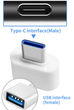Штекер конектор перехідник роз'єм адаптер USB Type C на USB жіночий - изображение 3