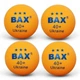 Набор мячиков для настольного тенниса BAX 3* 40+ ORANGE 4 шт. 151314 - изображение 1