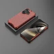 Защитный чехол Deexe Honeycomb Series для Xiaomi Poco F6 - Red - изображение 3