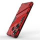 Защитный чехол с подставкой Deexe Bibercas для Xiaomi Poco F6 - Red - изображение 4