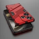 Защитный чехол с подставкой Deexe Bibercas для Xiaomi Poco F6 - Red - изображение 5