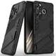 Защитный чехол с подставкой Deexe Bibercas для Xiaomi Poco F6 - Black - изображение 1
