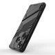 Защитный чехол с подставкой Deexe Bibercas для Xiaomi Poco F6 - Black - изображение 4