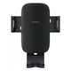 Держатель для телефона автодержатель Baseus Metal AgeⅡ Gravity Car Mount Air Outlet Version Black (SUJS000001) - изображение 2
