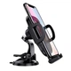 Автотримач Borofone BH37 Route push type suction cup car holder Black - зображення 6