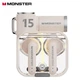 Bluetooth 5.3 геймерські навушники MONSTER AIRMARS XKT15 Ivory - зображення 1