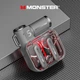 Bluetooth 5.3 геймерські навушники MONSTER AIRMARS XKT15 black-gray - зображення 2