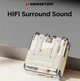 Bluetooth 5.3 геймерські навушники MONSTER AIRMARS XKT12 Ivory - зображення 3