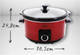 Медленноварка Adler AD 6413 Red - изображение 6
