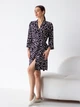 Халат женский BARWA garments 0099 M Черный (2110000992019) - изображение 4