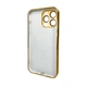 Чохол для смартфона AG Glass Sapphire Frame MagSafe Logo for Apple iPhone 14 Pro Gold (AGSappiFRP14PGold) - изображение 2