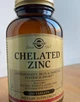 Цинк хелат Солгар Solgar Chelated Zinc 250 таблеток - изображение 9