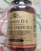 Витамин D3 Солгар Solgar Vitamin D3 10000 IU 120 капсул - изображение 9