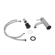 Смеситель для умывальника (раковины) Lidz Aria 0011F сатин (никель) - изображение 2