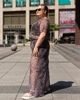 Женский костюм кроп-топ и штаны сетка с принтом Леопард Maybel XL LEO-SUIT (3344_5) - изображение 9