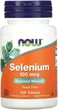Селен NOW Selenium 100 мкг 100 табл - зображення 1