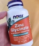 Цинк глицинат NOW Foods Zinc Glycinate 120 гел капс - изображение 10