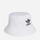 Czapka rybaczka męska adidas Adicolor Trefoil Bucket Hat FQ4641 One size Biała (4062052227695) - obraz 3