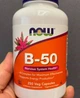 Комплекс витаминов группы Б NOW Foods B-50 250 капс - изображение 6