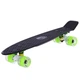 Скейт пенни борд Penny My Go Fish Skateboards 405-7 со светящимися колесами Black-Green - изображение 2