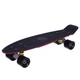 Скейт пенни борд Penny My Go Fish Skateboards SOFT 410-8 22" Black, красные колеса - зображення 2
