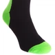 Гетри футбольні чоловічі Zelart Pro Action 04L розмір 40-45 Black-Green - зображення 3