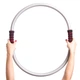 Кольцо для пилатеса разъемное Zelart Yoga Ring My Fit R-880 диаметр 55 см Silver - изображение 2