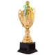 Кубок спортивный с ручками и крышкой приз спортивный SP-Sport Heroe 4067D высота 34 см Gold - изображение 2