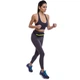 Спортивная сумка на пояс для бега с одним отделением на молнии Scout My Fit 1764 Black-Green - изображение 4