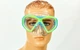 Маска для плавания подросковая c термостеклом Zelart M258-PVC Green-Blue - изображение 2