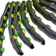 Обруч массажный хула хуп Hula Hoop My Fit MAGNETIC SP-Planeta Sport 6002 диаметр 97 см Black-Green - изображение 5