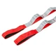 Лента для растяжки Zelart Sport Stretch Strap My Fit 8369 10 петель красный-серый - изображение 4
