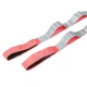 Лента для растяжки Zelart Stretch Strap My Fit 8369 10 петель розовый-серый - изображение 3