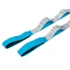 Лента для растяжки Zelart Stretch Strap My Fit 8369 10 петель голубой-серый - изображение 3