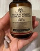 Комплекс витаминов для глаз Solgar Bilberry Ginkgo Eyebright Complex plus Lutein 60 капсул - изображение 6
