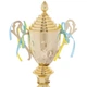 Кубок спортивный с ручками и крышкой приз спортивный SP-Sport Heroe 884C высота 35 см Gold - изображение 3