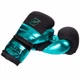 Перчатки для бокса и единоборств на липучке Zelart 3083 Black-Turquoise 8 унций - изображение 4
